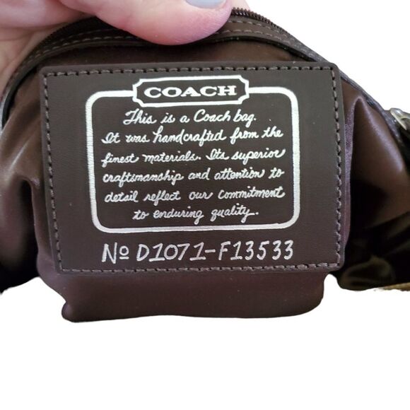 COPY - Authentic Vintage Coach logo purse - Picture 4 of 6